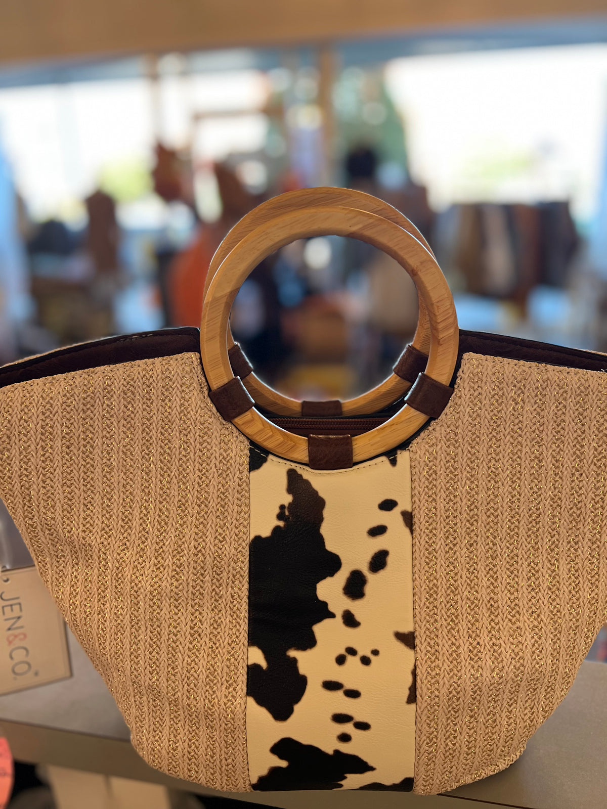 Juna CowPrint Handbag