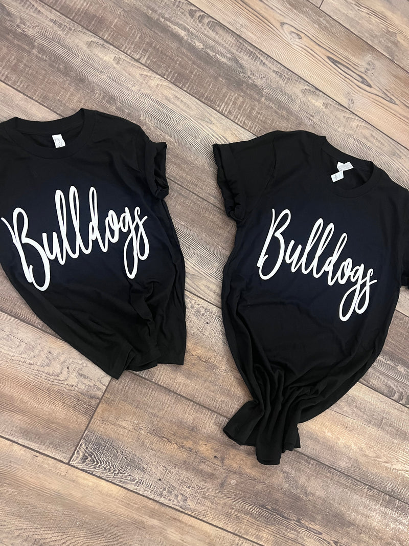 Bulldogs Black Tee