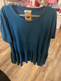 Teal Cindy Top