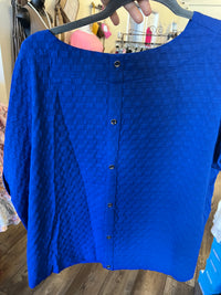 Blue Tex Top