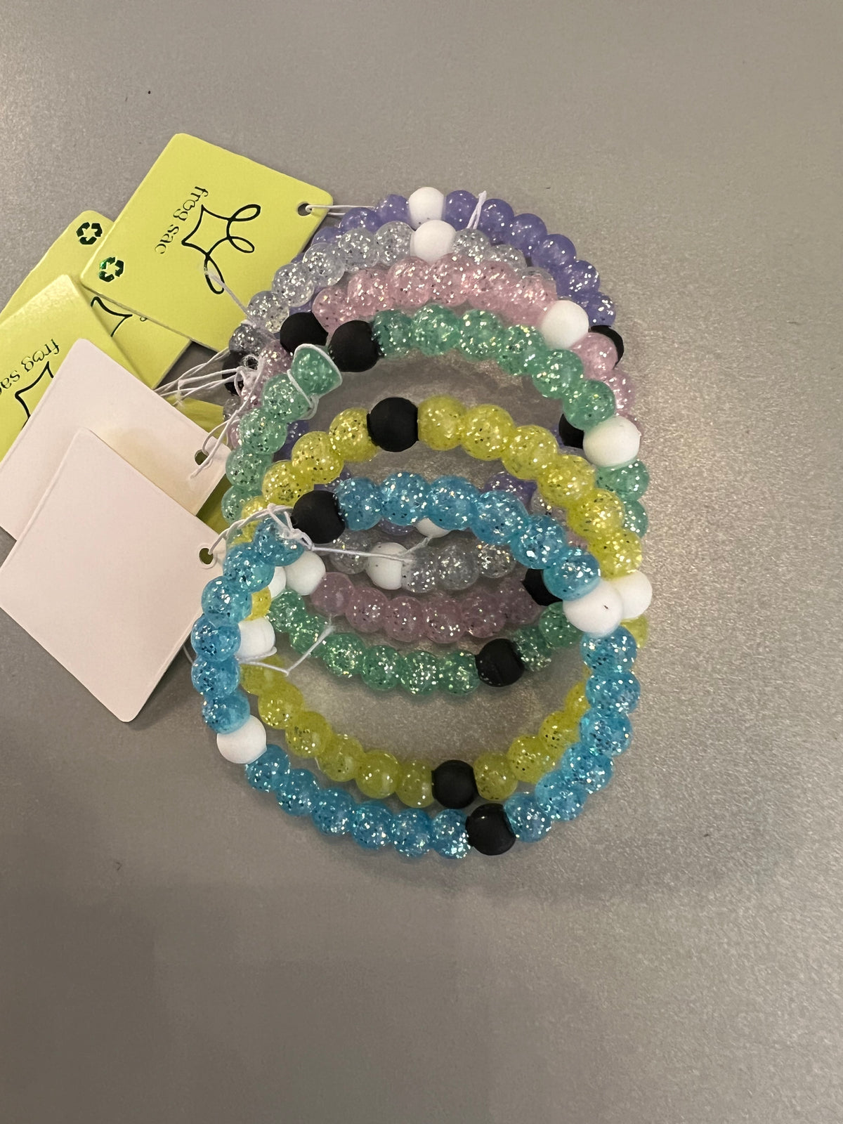 Silicone beaded bracelets