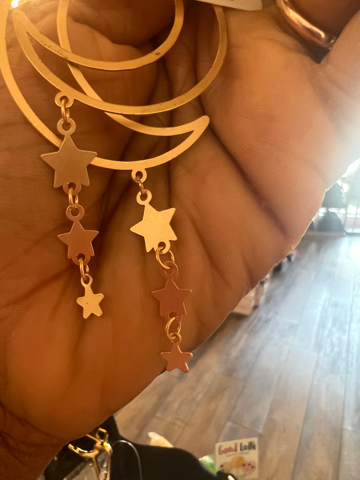 Moon/Star Earrings