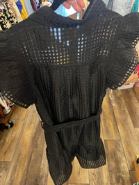 Black Flutter dress