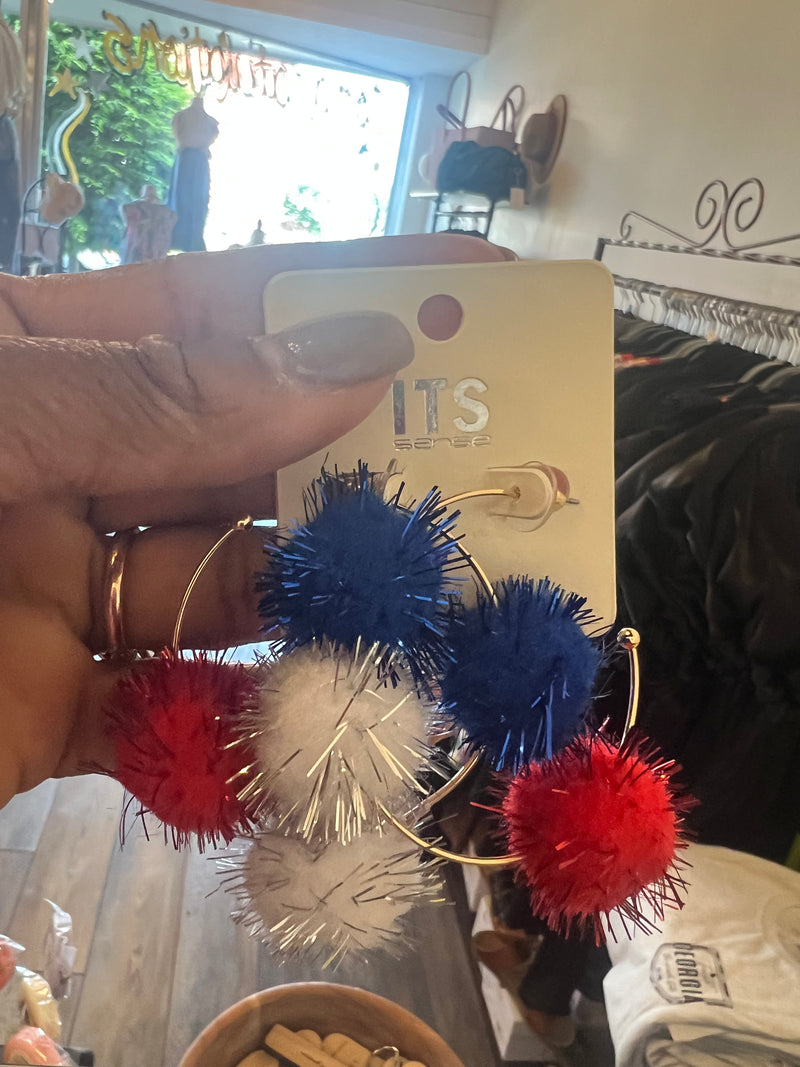 RBW Pom Earrings