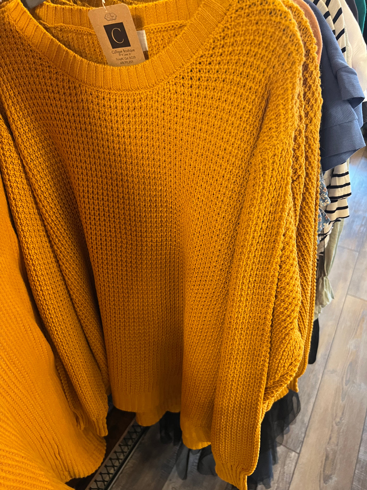 Mustard Pullover Sweater