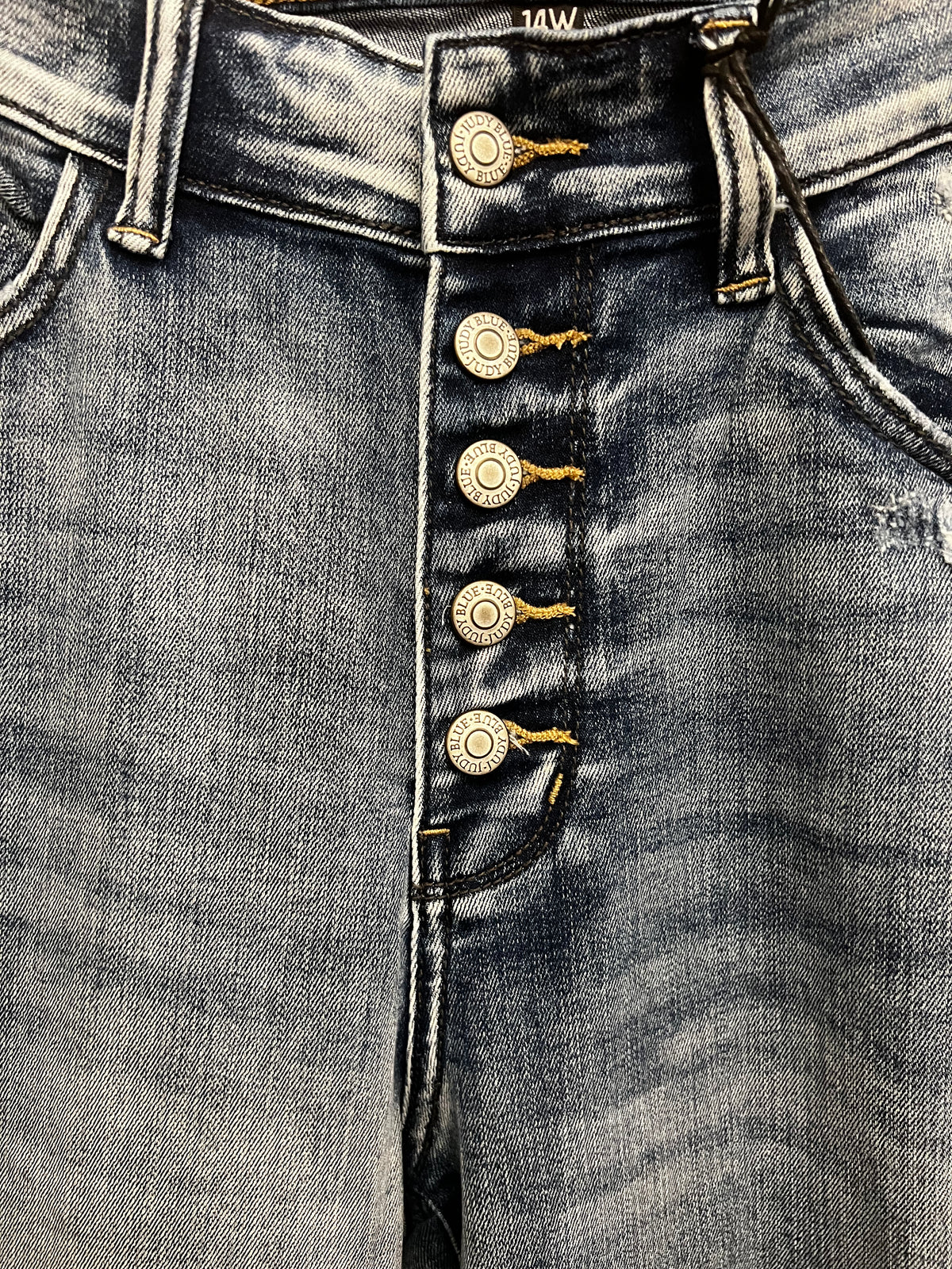 Midrise Button Jean