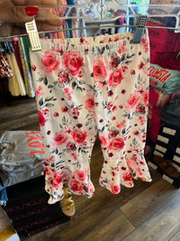 Girls Floral Capris