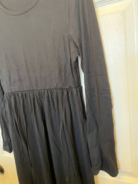 Black Midi Pocket Dress