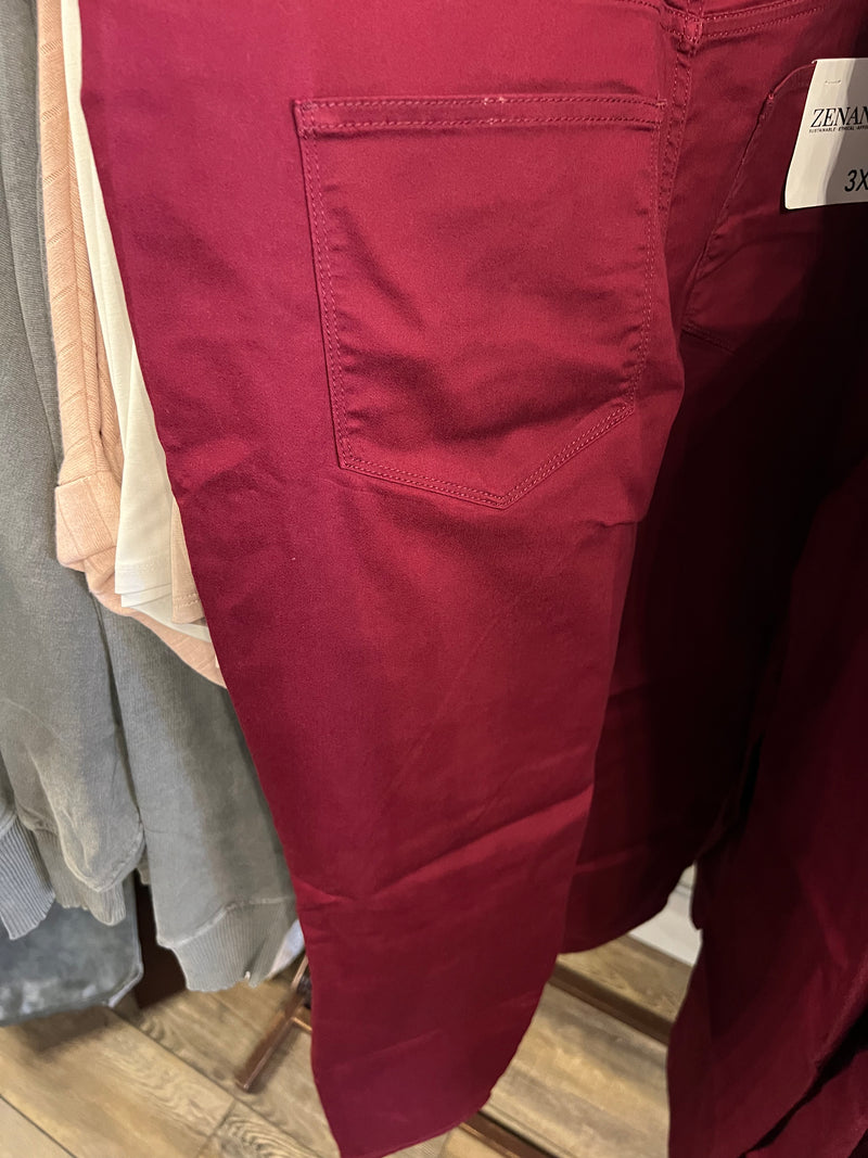 Burgundy Pant