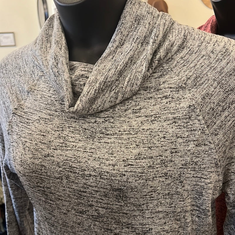 Grey Cowl Top