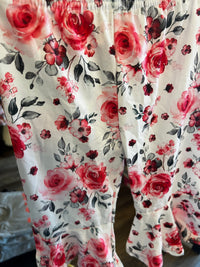 Girls Floral Capris