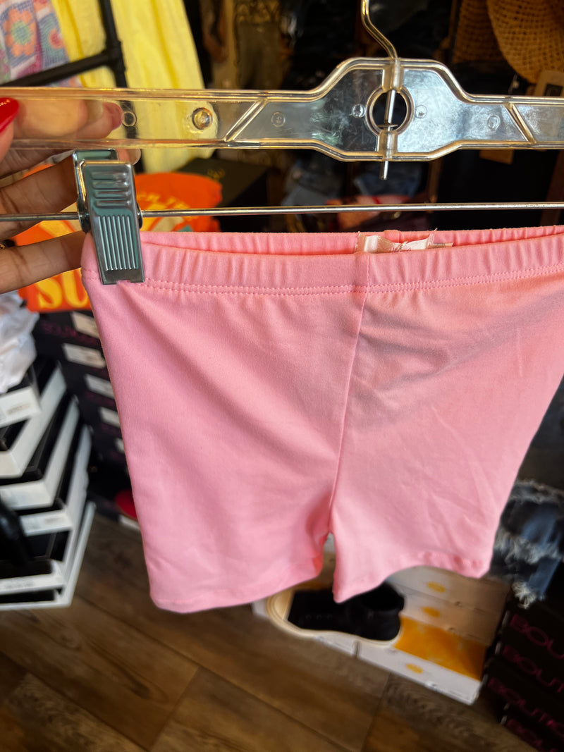 Girls pink shorties